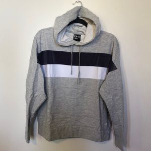Striped gray gapfit hoodie